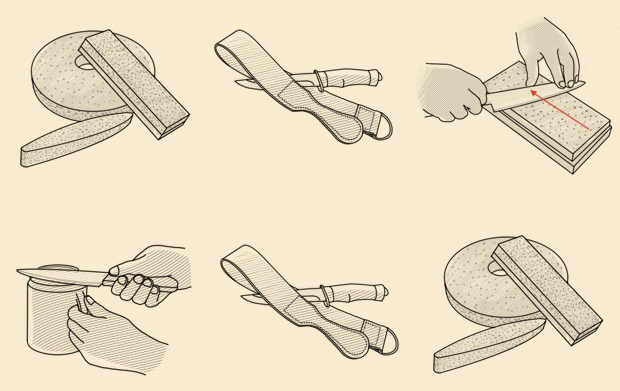 Как правильно точить ножи
