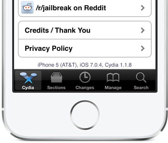 Восстановление iPhone после Jailbreak iOS7