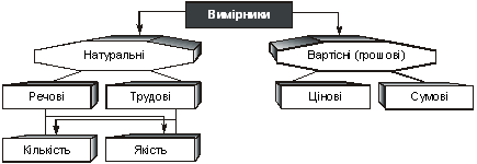 Вимірники, які застосовуються в бухгалтерському обліку